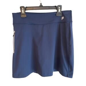 Fila Sport Women's Golf Tennis Skort Skirt / Shorts Size Small Navy Blue